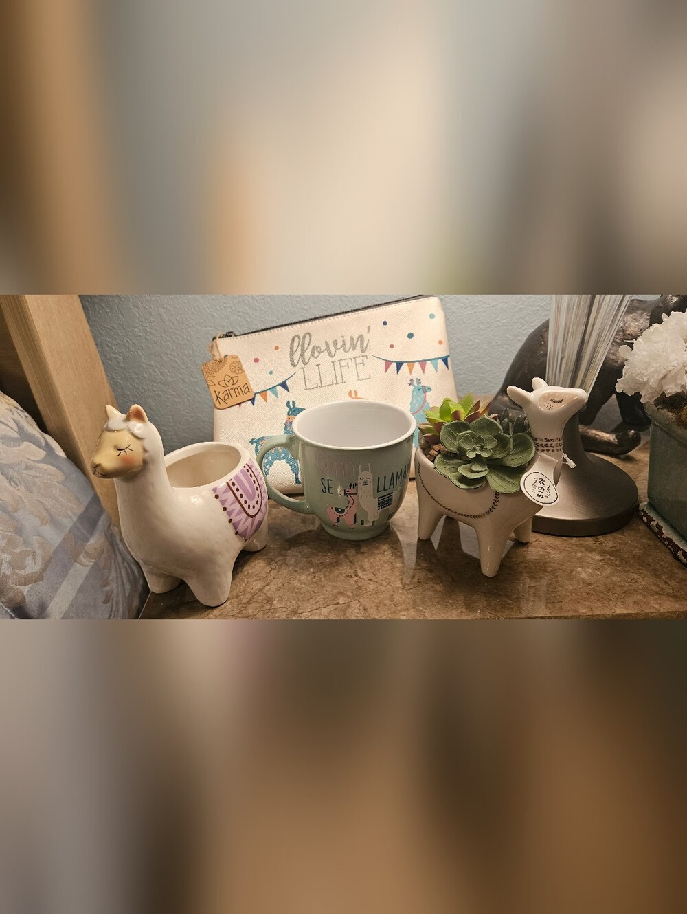 Llama Decor Collection Bundle 4-Pieces